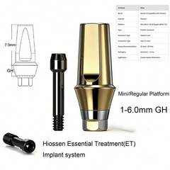 Hiossen Implant System Zest Locator Healing Transfer Abutment Impressions Analog