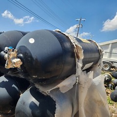 New Type 2 CNG Tank Compressed Natural Gas 16×60″ Faber W/OMB Electric Valve