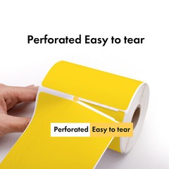 ZEBRA ELTRON 1.5×1 COLOR 1-1/2″ x 1″ YELLOW Direct Thermal Labels 1 Roll / 520