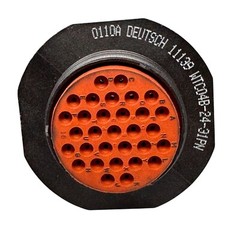 Deutsch WTC04B-24-31PN 31-Pin Circular Connector Panel Mount MIL-Spec