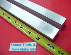2 Pieces 3/4″ X 1″ ALUMINUM 6061 FLAT BAR 10″ long Solid Extruded Mill Stock New