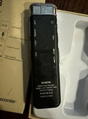 EVISTR 16GB Digital Voice Recorder Voice Activated Recorder with Playback – NEW