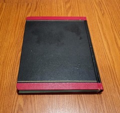 NATIONAL BLANK BOOK COMPANY Hardcover Ledger Accounting #58-403 D-3