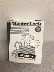 Master Lock 1-1/16″H X 1-3/4″W X 1-3/4″L Laminated Stl Breakaway Warded padlock