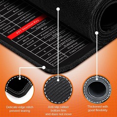 Keyboard Shortcut Mouse Pad, 31.5L x 11.8W inches, Windows