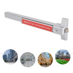 Door Push Bar Panic Exit Device Lock Hardware Latches for 30-36 Inch Single Door