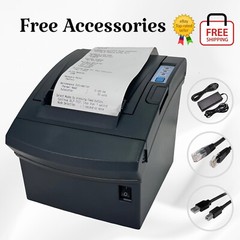 NCR Bixolon SRP-350PlusIII Direct Thermal Receipt POS Printer USB LAN Serial