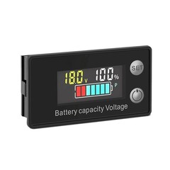 Battery Monitor Meter With LCD Display 12v 24v 36v 48v 60v 72v For Marine Boat