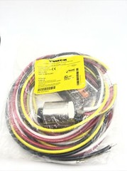 Turck Power Fast 4 Pole Female 1/2-14NP 28A 551-600V GKDF40-3M/14.5/NPT U-42223