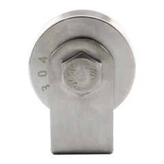V Groove U Groove Stainless Steel Lifting Pulley Silent Pulley 800lb Silver Tone