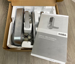 Kaba Simplex 5000 Keyless Commercial Door Lock Self Closing Silver Satin Finish