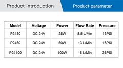 S&A 30W 50W 100W Water Pump P2430 P2450 For Industrial Chiller CW-5000 CW-3000