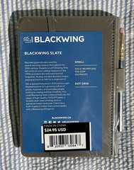 BLACKWING Slate Notebook Gray HARDCOVER 160 PAGES DOT GRID 100GSM With Pencil