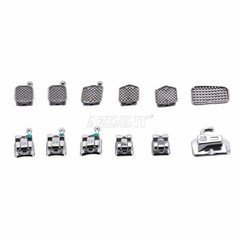 10X AZDENT Dental Ortho Self Ligating Brackets Braces Mini Roth/MBT.022 Hks 345