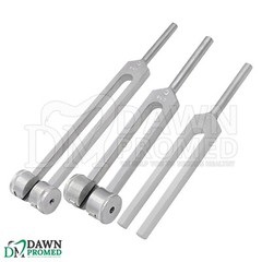 3 Pcs C128 C256 C512 Tuning Fork Set ENT Surgical Medical Instruments