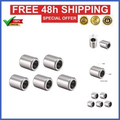 uxcell Needle Roller Bearings 6mm Bore 10mm OD 12mm Width 5pcs