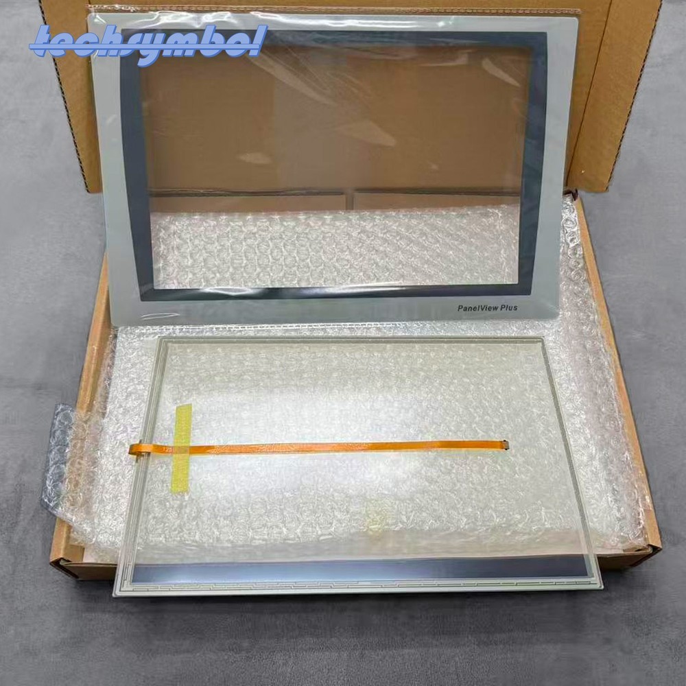New 2711P-T12W22D9P-A Touch Screen Panel w/ Overlay 2711P-T12W22D9P-B for SER A