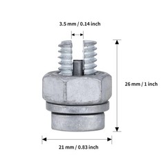 Split Bolts Electrical Fence Connector Wire Join Clamp Split Bolt Wire Connec…