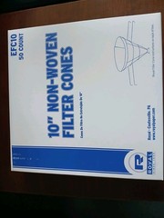 New 50 count sealed Royal EFC10 NON WOVEN FILTER CONES Restaurant/home