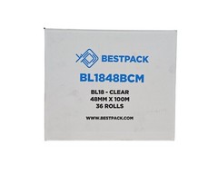 36-PACK Rolls Shipping Packaging Box Packing Sealing Tape 1.8 mil 2″ x 110 Yard