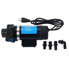110V 160PSI High Pressure Self Priming Water Pressure Diaphragm Pump for Boat RV
