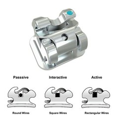 Dental Self Ligating Brackets Orthodontic Ceramic Metal Roth MBT Damon Empower