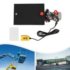 20 Quart Double Acting Hydraulic Pump DC 12V Dump Trailer Power Unit Pack 16Mpa