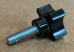 4 Pack 5/16″ x 1″ Thumb Hand Finger Wing Handle Grip Twist Knob Nut Screw Bolt