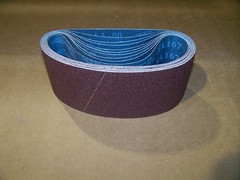 PREMIUM A/O, X-WEIGHT SANDING BELTS 3″ X 21″, 10 – PACK, 80-GRIT