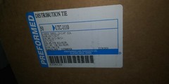 (1 BOX OF 50) PREFORMED DISTRIBUTION TIE UTC-1110