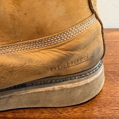 DieHard Work Boots Tan Leather Lace Up Lace Up Cap Toe Mens Workwear Size 7.5 D