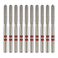 Dental Diamond Burs for Zirconia Adjustment Round End Cylinder FG 881/014 882