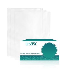 20″ x 36″ Clear Poly Bags 1.5-Mil Lay Flat Open Top Plastic Packaging Packing