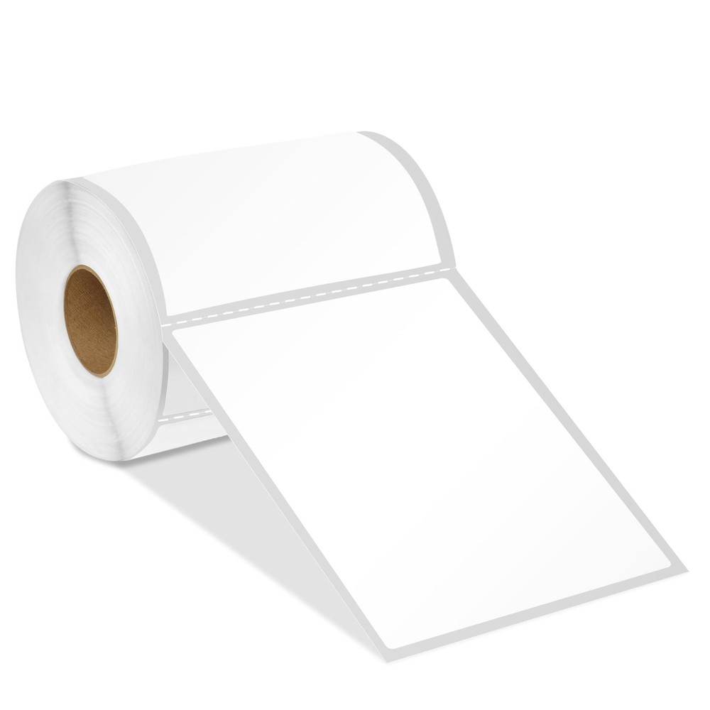 4″ X 6″ Direct Thermal Labels (2500 Count, 10 Rolls) – X 6″, White
