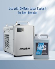 OMTech CW-5200 Water Chiller for CO2 Laser Cutter Engraver with 2 Laser Coolant