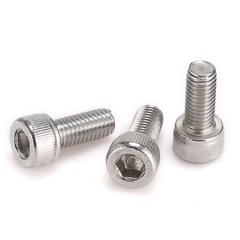 DIN912 10/20/50/100x M2 M3 M4 M5 Stainless Steel Hex Bolt Socket Cap Screws Head