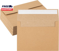 50 Pack Kraft Envelopes 4 X 6 Inch Brown Kraft Paper Envelopes for Invitations