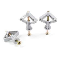 50 Pcs Drywall Anchors Kit Butterfly Anchors Hollow Wall Anchors Heavy Duty Dry