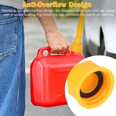 6X Replacement Gas Can Spout Kit Nozzle Vent For Plastic Gas Cans Old Style Cap