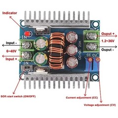 4x DC Converter 20A 300W Step Down Buck-Boost Power Adjustable Charger Board US