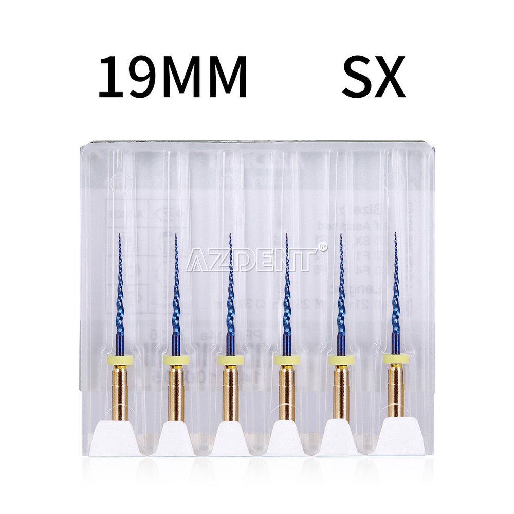AZDENT Dental Endodontic Endo Rotary Files Heat Activated Niti Engine Use 25mm