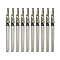 Dental Diamond Burs Flat End Taper 847/016SC Super Coarse Black FG High Speed