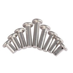 Aluminium Flat Head Solid Rivets Diameter 2mm, 3mm, 4mm, 5mm, 6mm, 8mm Rivet