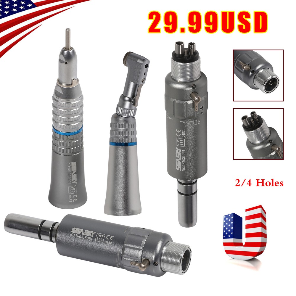 Estilo NSK Dental Contra Angulo Baja Velocidad Pieza de Mano 2/4Hole Micromotor