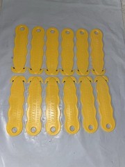 Qty 12 Klever Kutter Yellow KCJ-1Y Safety Box Cutters, USA