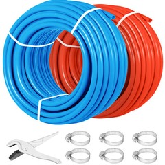1/2″ 2x 300ft Pex Pipe Tubing Oxygen Barrier EVOH Pex-B Red Radiant Floor