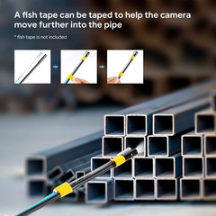 DEPSTECH Dual Lens Industrial Endoscope, 1080P Digital Borescope Inspection Came