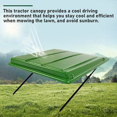 Green Top Tractor Canopy For 1 1/2″ x 3″, 2″ x 2″ or 2″ x 3″ ROPS