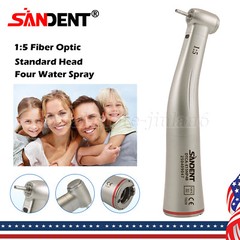 1-5 SANDENT Dental 1:5 Increasing Fiber Optic Contra Angle Handpiece Electric