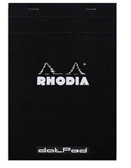 Rhodia Dot Pad – Black – Matrice Points 5mm – 6 x 8.25